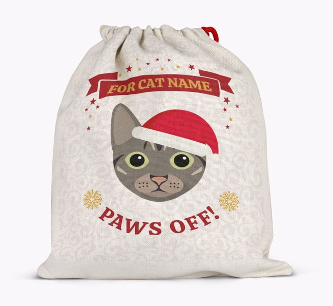 'Paws Off' - Personalised {breedFullName} Santa Sack
